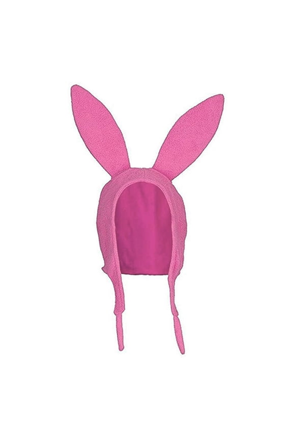 Unisex Winter Cycling Hat Knit Hat Cartoon Bunny Ear Shape Soft Hat Casual Wear