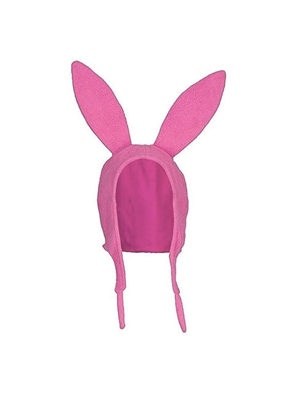 Unisex Winter Cycling Hat Knit Hat Cartoon Bunny Ear Shape Soft Hat Casual Wear