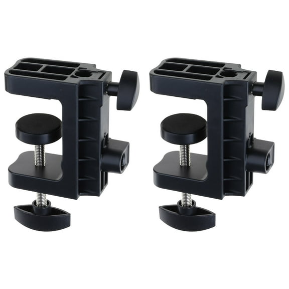 lanema Universal C-Clamp with 12mm Hole For Desktop Mount Holder LCD Monitors Desks Carts Worktables