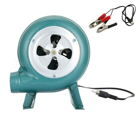lanema Versatile 12V BBQ Blower Fan with Battery Clip Line Electric Blower Starter Great for Exhaust, Ventilation, and Cooling