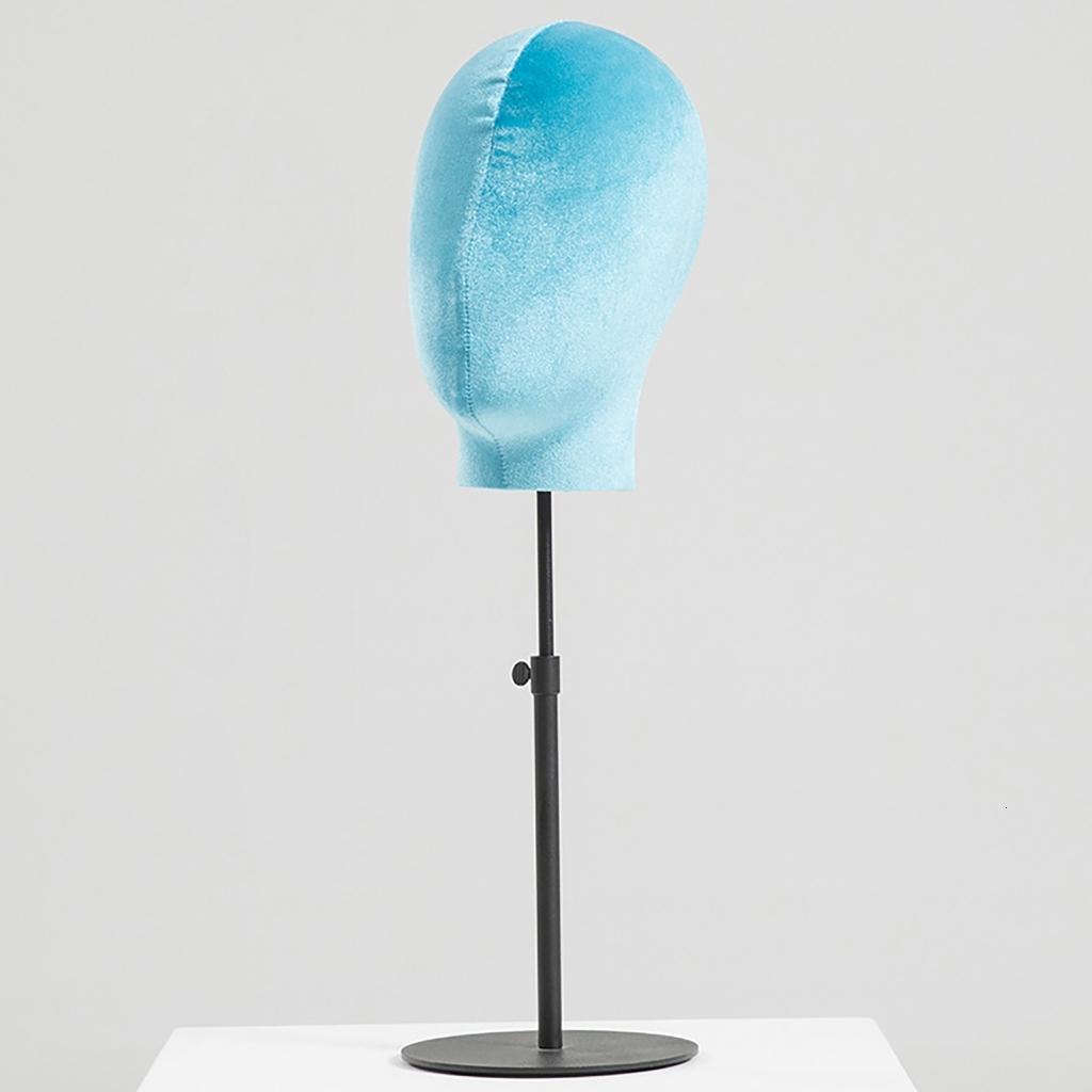 lanema Versatile Mannequin Head Stand for Hats and Wigs Hairpiece Display Rack with Adjustable Height Hair Salon Accessories