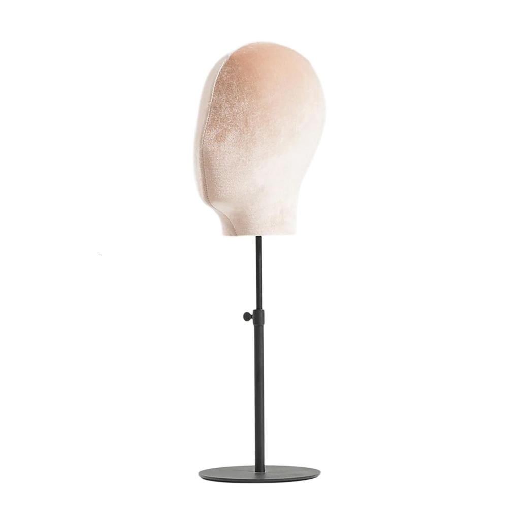 lanema Versatile Mannequin Head Stand for Hats and Wigs Hairpiece Display Rack with Adjustable Height Hair Salon Accessories
