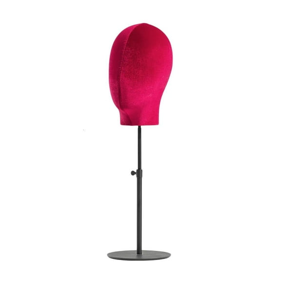 lanema Versatile Mannequin Head Stand for Hats and Wigs Hairpiece Display Rack with Adjustable Height Hair Salon Accessories