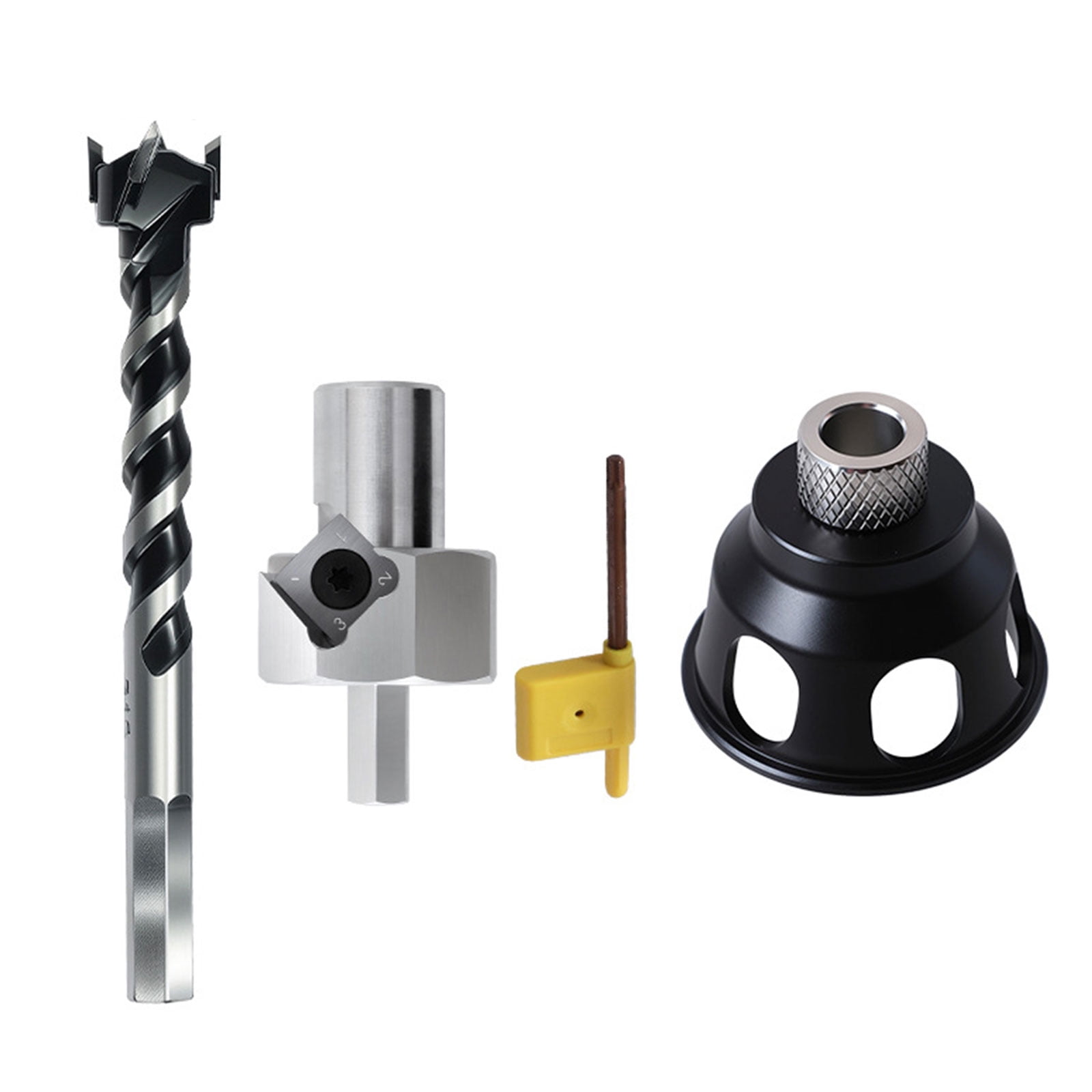 lanema Vertical Positioning Hole Puncher Pocket Hole Jig Carpentry Tool Mini Straight Angle Drill Guide Doweling Jig Kit