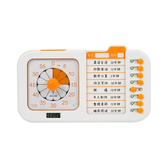 lanema Visual Timer with Planning Board for Kids Visual Schedule Planner Time Management Trackers Homeschools Supplies