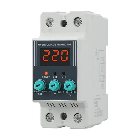 lanema Voltages Output Stabilizer Adjustable 63A Protector for Home Office Appliance