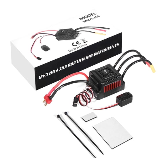lanema WSDT 45A Electronic Controller Brushless ESC for Vehicles Waterproof Sensorless