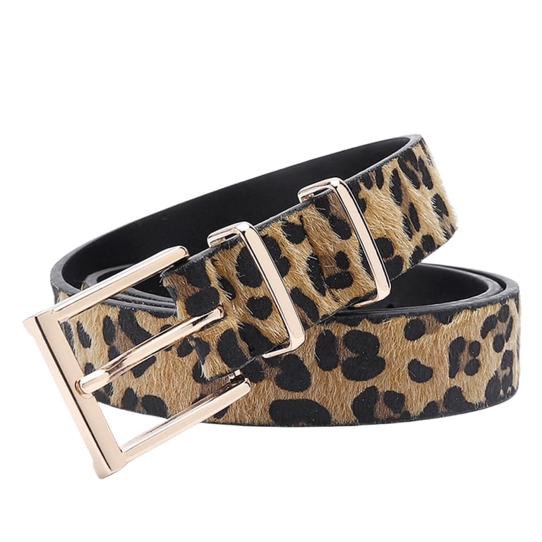 Leopard Print Chain Belt Killstar Feline Fancy Leopard Print Gothic Punk Pentagram  main image 4