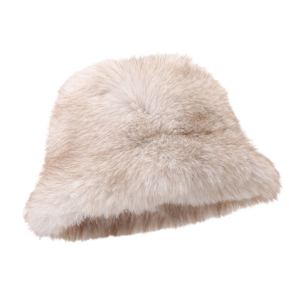 lanema Warm Ushanka Bear Hat Caps Bucket Hat Thicken Winter Plush Hat for Casual Wear