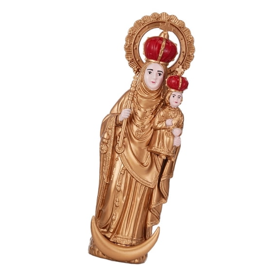 lanema Western Character Figurine Statue Renaissances Religious Figurines Holding the Holy Child Sculptures Religious Gift