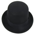 thumbnail image 1 of lanema Western Fedora for Men Women Unisex Wear Vintage Top Hat Magician Costume, 1 of 13