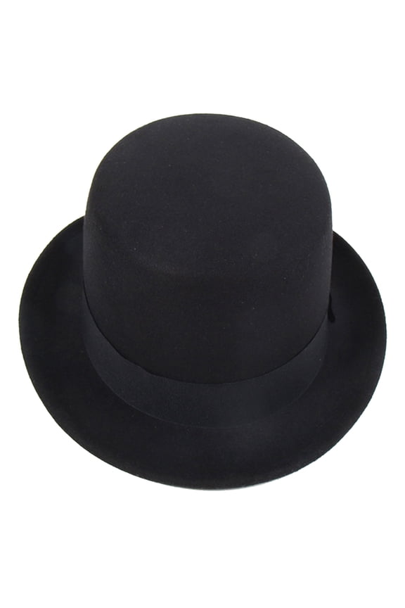 Western Fedora for Men Women Unisex Wear Vintage Top Hat Magician Costume
