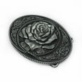 thumbnail image 1 of lanema Western Rose Belt Buckle Bronze Color Engraved Buckle Gift for Husband, 1 of 21