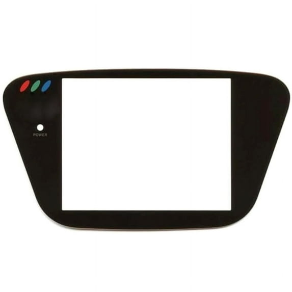 lanema White Black Plastic & Glass Material Protective Screen Cover Lens Replacement Compatible for Game-Gear GG Lens Protector