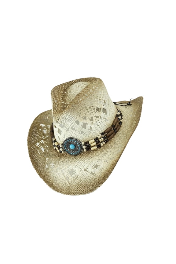 Wide Brims Woven Straw Hat Breathable Sun Protective Panama Hat Beach Headwear