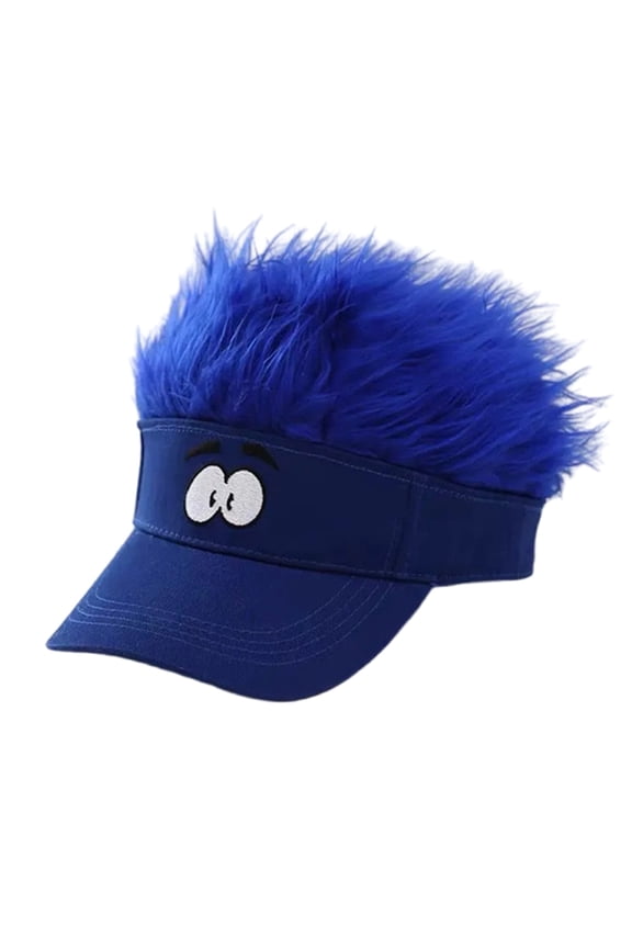 Wig Baseball Cap Funny Novelty Hat For Parties Festivals And Event Adjustable Breathable Design