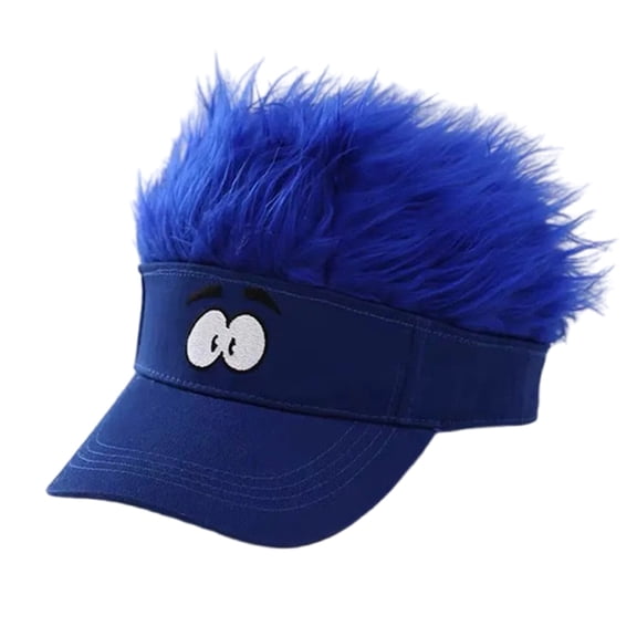 lanema Wig Baseball Cap Funny Novelty Hat For Parties Festivals And Event Adjustable Breathable Design