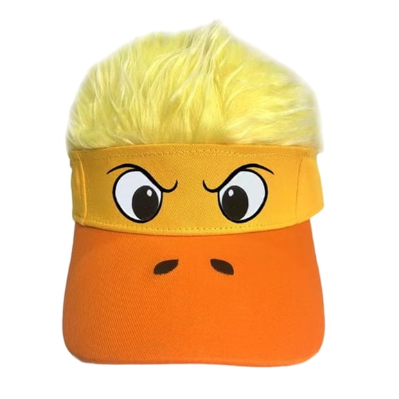 lanema Wig Baseball Cap Funny Novelty Hat For Parties Festivals And Event Adjustable Breathable Design