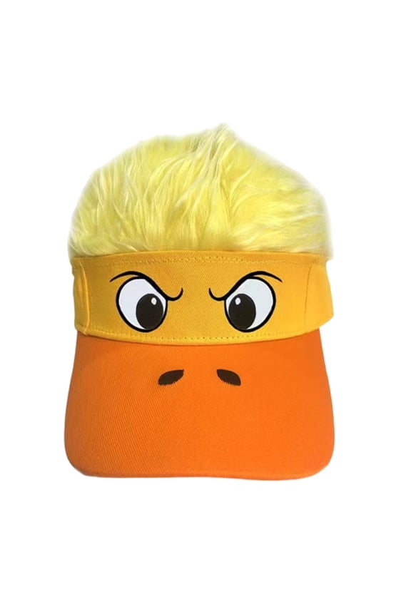 Wig Baseball Cap Funny Novelty Hat For Parties Festivals And Event Adjustable Breathable Design