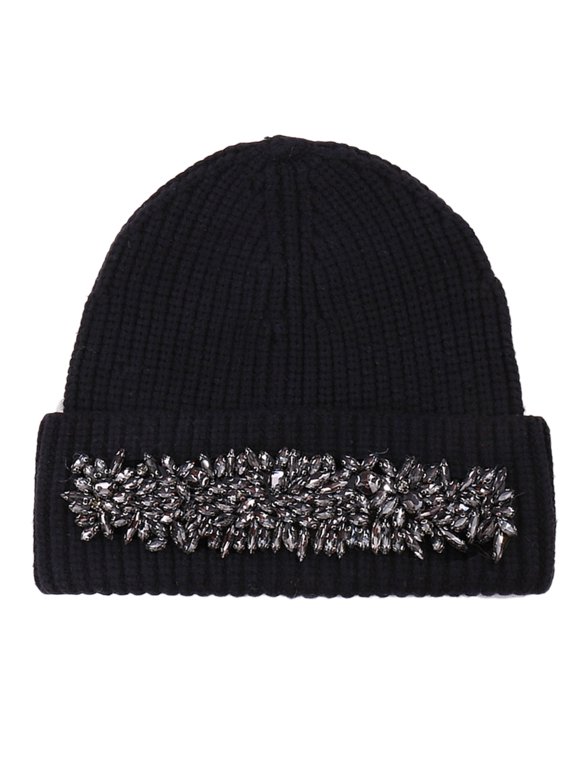Wild Wool Hat Shiny for Rhinestone Beanie Hat Knitted Hat Winter for Festival Pa