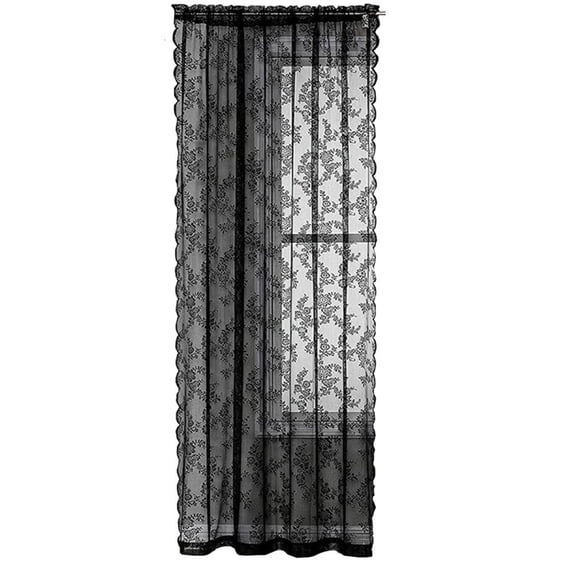 lanema Window Curtain Elegant Lace Sheer Window Scarf Window Curtain ...