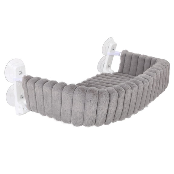 lanema Window Mounted Cats Hammock with Soft Plush Surfaces And Reinforced Suction Cup Window Perch Bed Sunbath Nest for Kittens