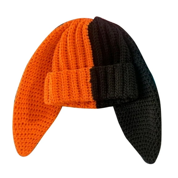 lanema Winter Slouchy Hat for Girls Winter Long Ears Hat Warm Beanie Hat