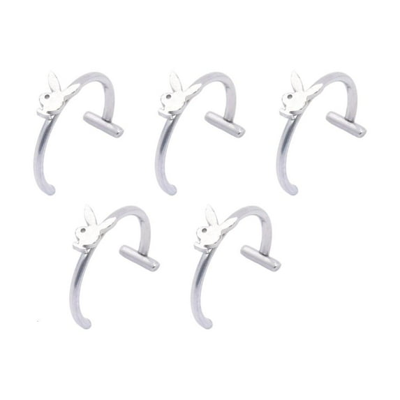 lanema Without Piercing Lip Rings Sturdy Stainless Steel Imitation Lip Jewelry Secure Clip Designs for Sensitive Skin