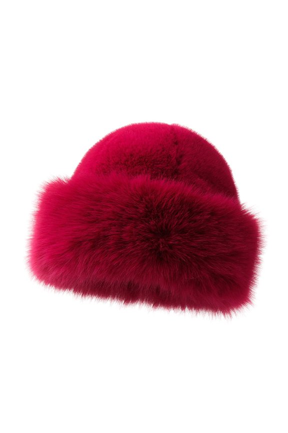 Woman Thicken Bucket Hat Plush Fisherman Cap Keep Warm Hat for Girls Shopping