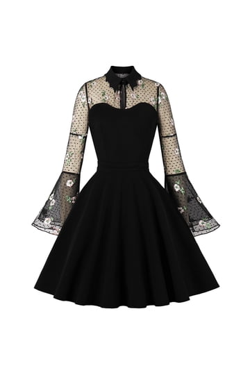 simple short black homecoming dresses Gold Beaded Black Homecoming Dresses Simple V Neck Little Black Dress ARD1693