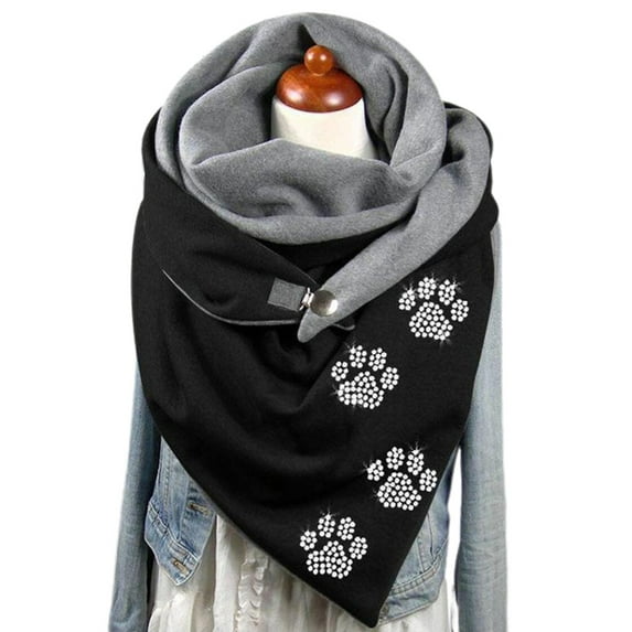 lanema Womens Scarves Blanket Scarf for Mother Winter Travel Chunky Wrap with Buckle