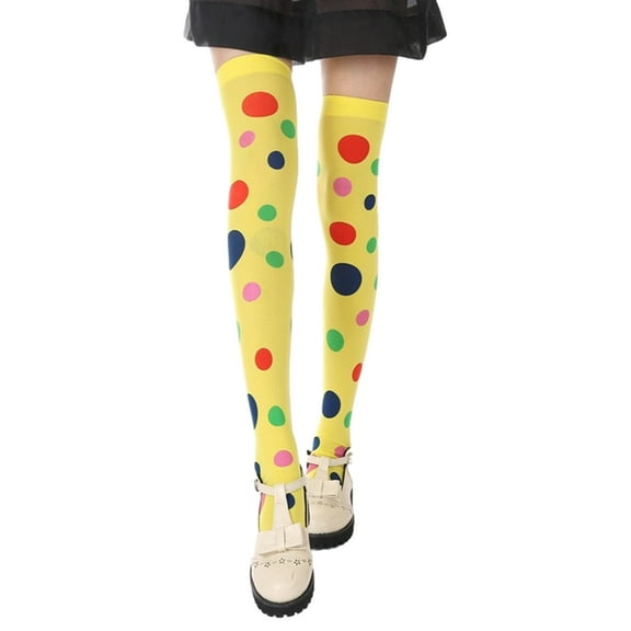 lanema Womens Socks Patterned Knee Socks Long Tube Stockings for Student Girl