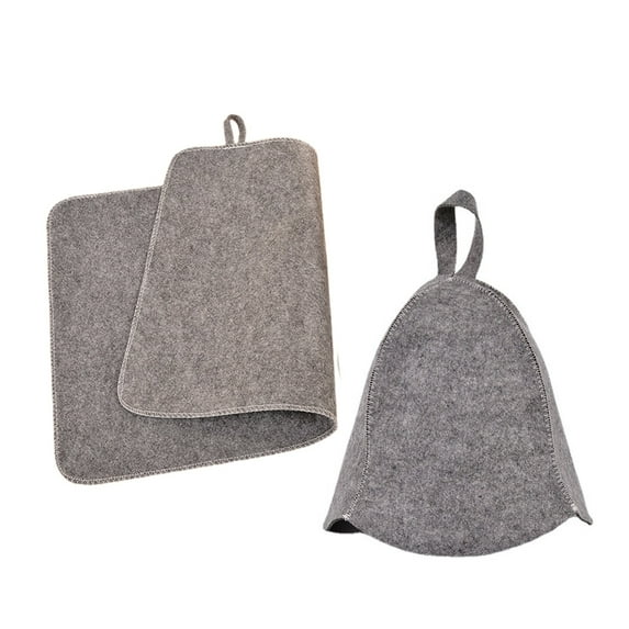 lanema Wool Felt Sauna Hat Hair Turban Quickly Towel Drying Hats Vaporarium Supplies