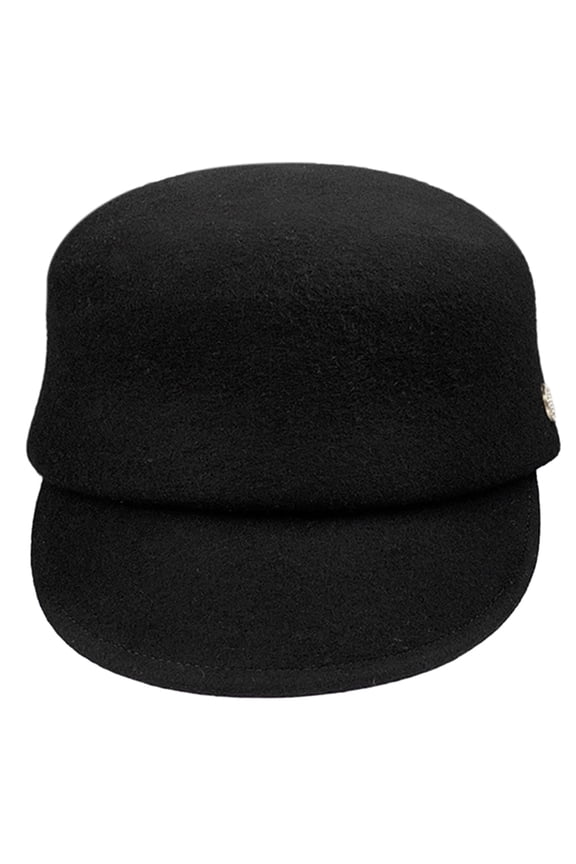 Woolen Fedora Hat for Adult Fashion Solid Color Peaked Hat Women Men Riding Hat