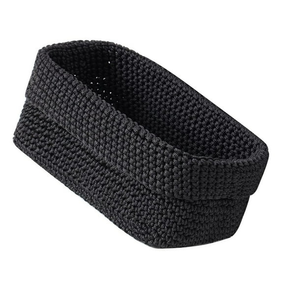 lanema Woven Storage Basket Closet Baskets Woven Storage Bins Wicker Storage Basket for Living Room Shelf Storage Basket Gifts