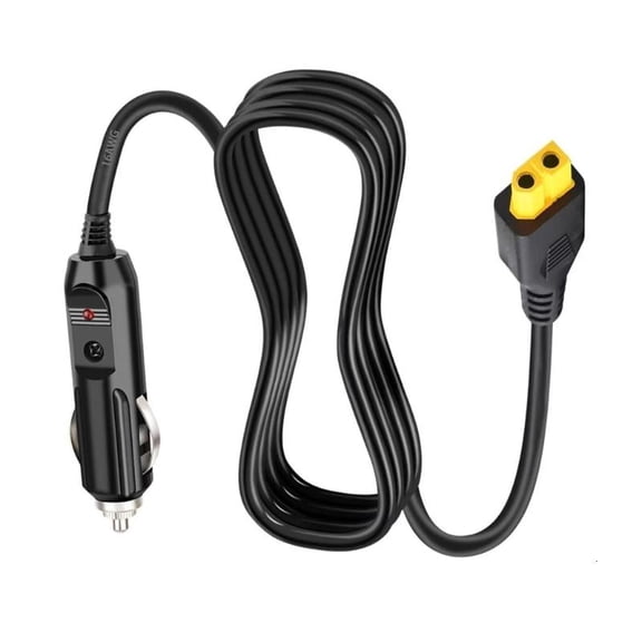 lanema XT60 Female to Car Charger Male Plug Adapter Cable 12V/24V Compatible For Drones Solar Panel and Outdoor Power Supply