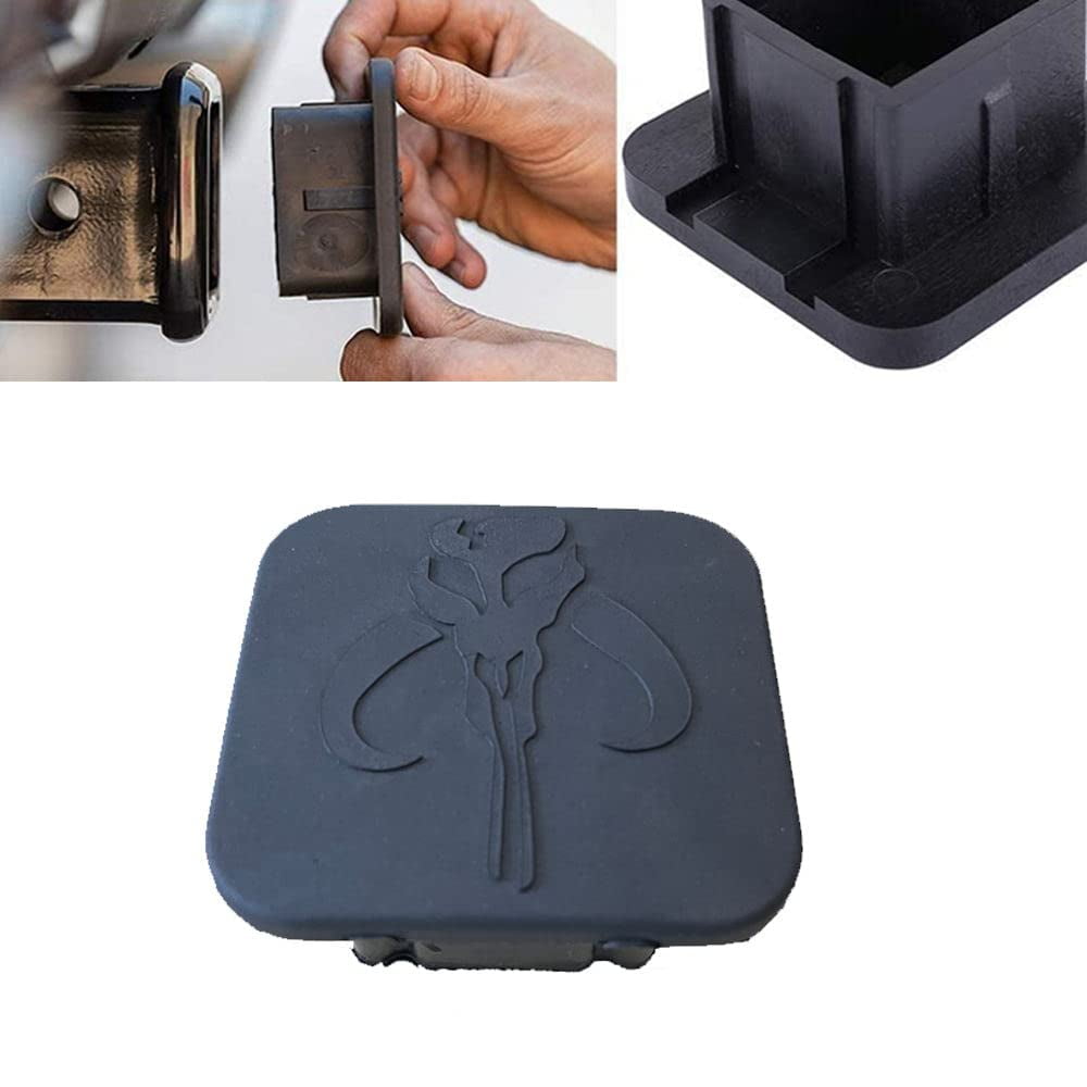 lanzoub Trailer Hitch Tube Cover Plug Cap for Mandalorian Warriors