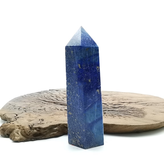 lapis lazuli Crystal Towers ~ Natural Healing Crystal Point Obelisk for Reiki Healing and Crystal Grid 0.38kg