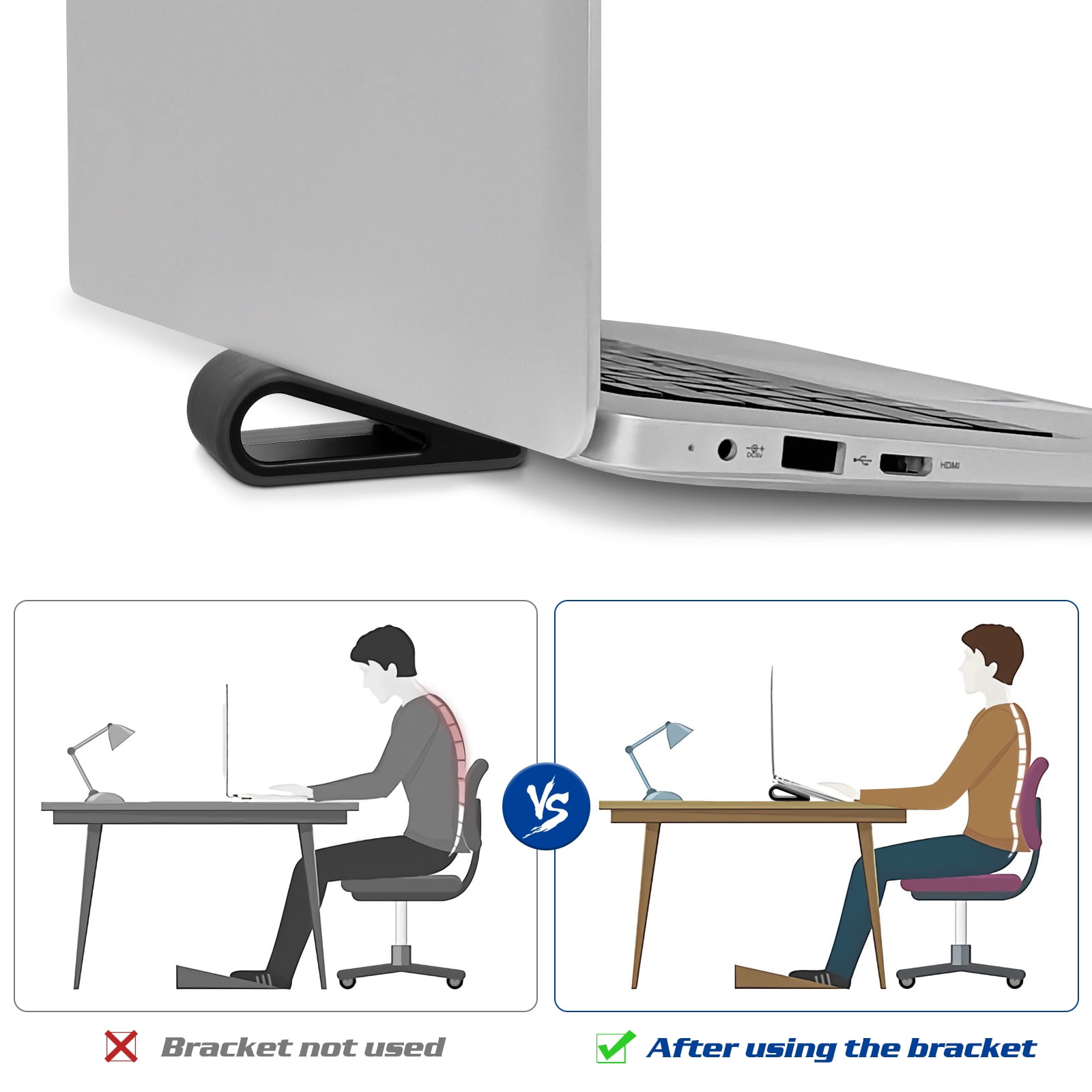 laptop elevation stand 2Pcs Laptop Elevation Stands Portable Notebook Riser Holder Laptop