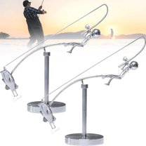 HaCpiu 2pc Kinetic Fishing Sculpture - Balance Art for Your Space, The Fisherman Balancing Sculpture, Balance Art Sculptures, Home Office Decoration, Christmas Halloween Gift for Fishing Enthusiast