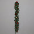 thumbnail image 1 of HaCpiu 5Ft Christmas Garland, Green Pine with Red Berries and Cones, Festive Xmas Holiday Decor for Stairs, Doors Walls, Awesome Christmas Decor, 1 of 10