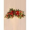 thumbnail image 1 of laqbezok Christmas Door Swag for Front Door, Merry Christmas Festive Holiday Door Swag Decoration, Perfect Wreath for Front Door Wall Decor Christmas Home Decor, 1 of 10