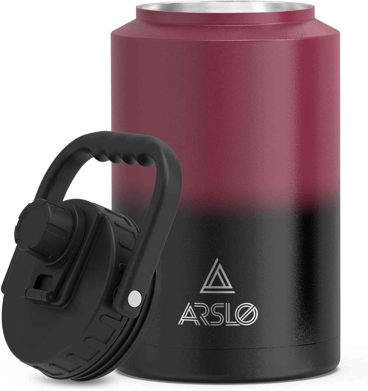 large Insulated Water Jug With Handle, One Gallon Insulated Water Bottle, 1 Gallon Stainless Steel Water Jug