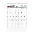 thumbnail image 1 of large wall calendar 12 month 2027, Coil Bound 2027 Wall Calendar with Hanging Hole, Writable Daily Grid Calendar for Tracking Appointments and Important Events, 1 of 7