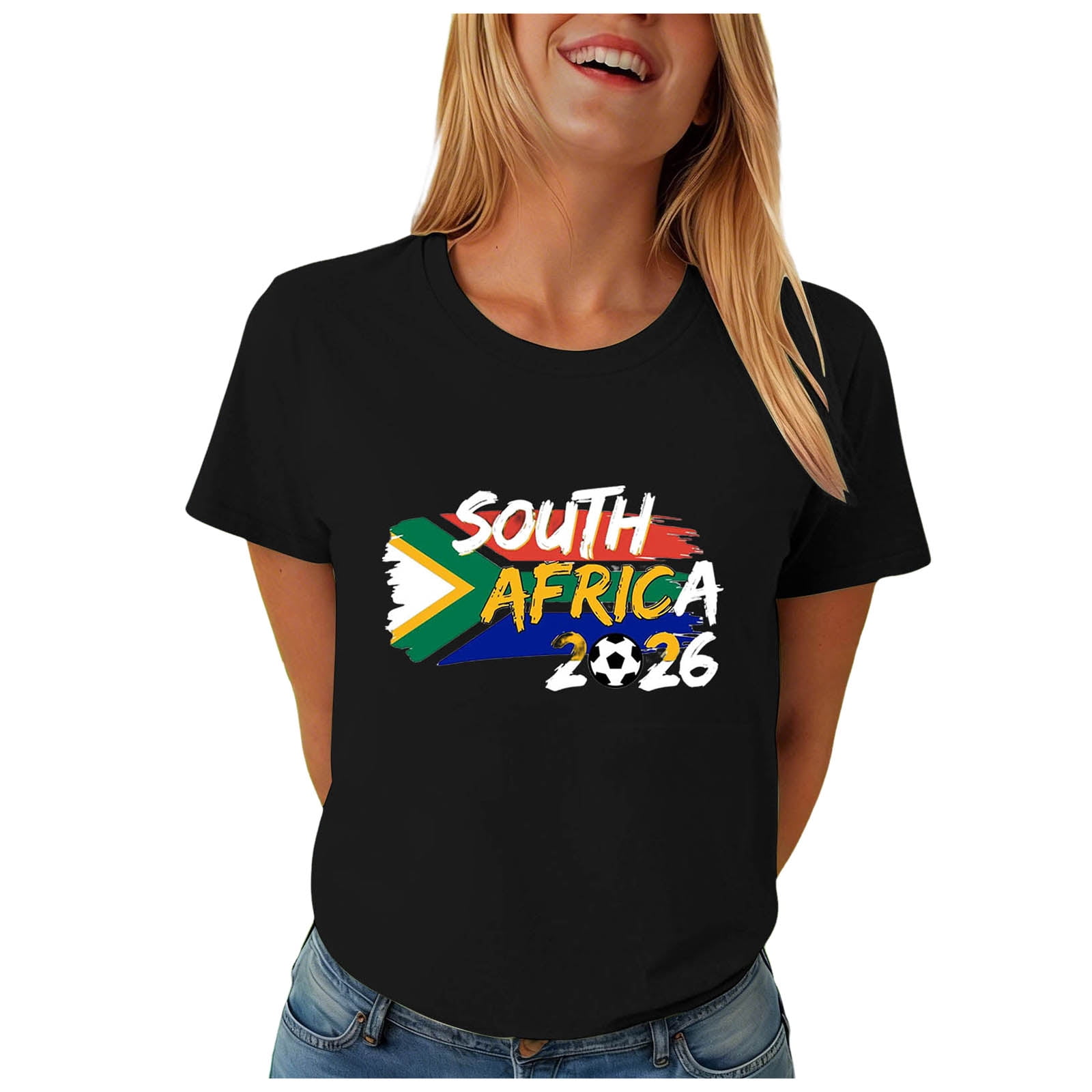 larppty 2026 South Africa World Cup Soccer Shirts for Women - National ...