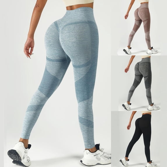 larppty Anti Cellulite 3D Leggings Womens Butt Lifting Tummy Control Resistance Band Compression Cellumove Yogo Pants(Grey, L)