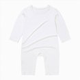 thumbnail image 1 of larppty Baby Boy Girl Soft Thermal Long Sleeve One-piece Baby Pajamas Romper Jumpsuit Coveralls, 1 of 1