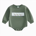 thumbnail image 1 of larppty Baby Boy Hunting Outfit Duck Embroidery Baby Romper Long Sleeve Crew Neck Bodysuit Newborn Infant Fall Clothes, 1 of 6