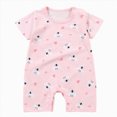thumbnail image 1 of larppty Baby Clothes Unisex Newborn Baby Boy Summer Outfit Romper Jumpsuit Cute Infant Clothes, 1 of 4