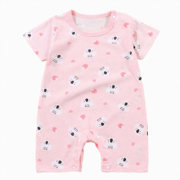 larppty Baby Clothes Unisex Newborn Baby Boy Summer Outfit Romper Jumpsuit Cute Infant Clothes